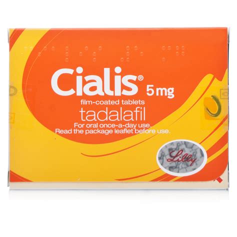 Cialis Tadalafil 5mg Tablets Erectile Dysfunction Chemist Direct
