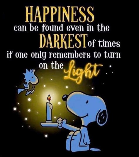 Happiness Can Be Found Even In The Darkest Of Times If One Only Remember To Turn On The Light