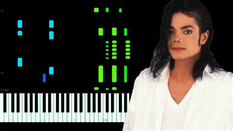 Michael Jackson Black Or White Piano Tutorial Youtube