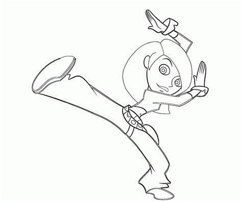 Kim Possible Coloring Page Coloring Nation