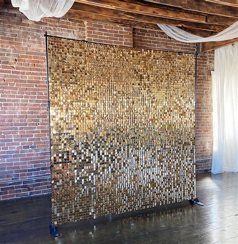 Gold Sequin Wall Just Peachy