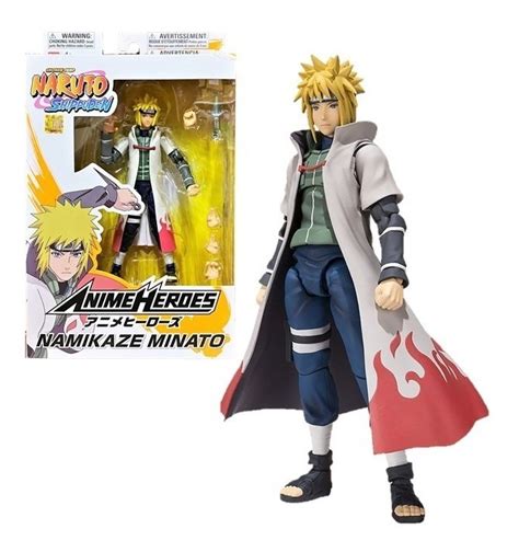 Figura Naruto Namikaze Minato Bandai Anime Heroes Cuotas Sin Interés