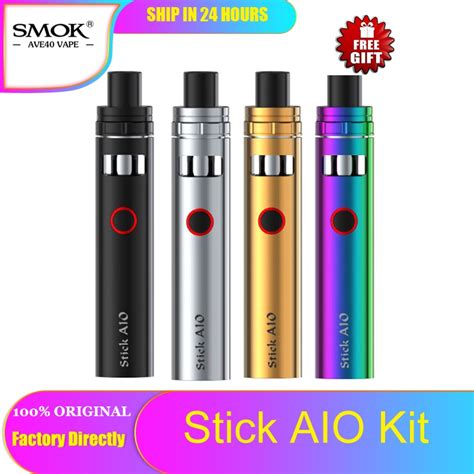 Authentic Smok Stick Aio Kit 1600mah All In One Style 2ml Capacity