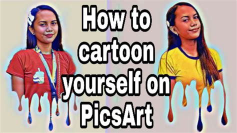 How To Cartoon Yourself On Picsart👆🏻 Youtube