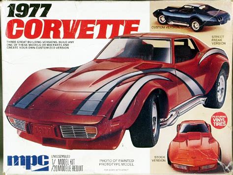 1977 Corvette Chevy Corvette Plastic Model Kits Plastic Models