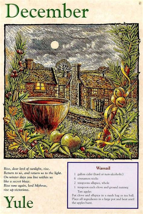 Holiday Wassail With Images Yule Traditions Pagan Festivals Yule