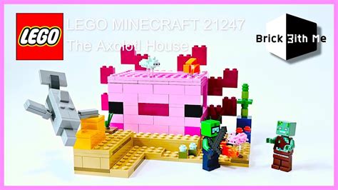 Lego Minecraft 21247 The Axolotl House Speedbuild And Photoreview