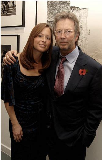 Sir Eric Clapton With Wife Melia Mcenery Attend A Private View Of