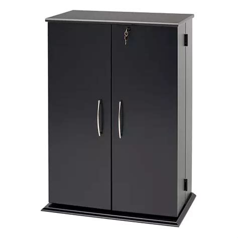 Prepac Small Locking Multimedia Storage Cabinet