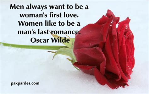 Men Always Want To Be A Womans First Love Women Like To Be A Mans