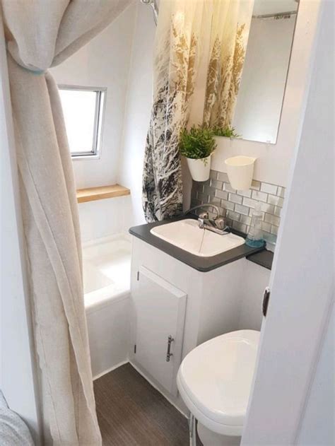 17 Small Rv Bathroom Renovation To Make Your More Cozy For Holidays 6