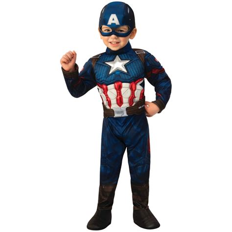 Toddler Boys Marvel Captain America Deluxe Muscle