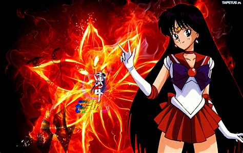 Sailor Mars Czarodziejka z Marsa Rei Hino ogień kwiat