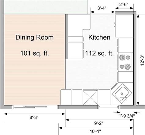 Useful Kitchen Dimensions And Layout Engineering Discoveries Small