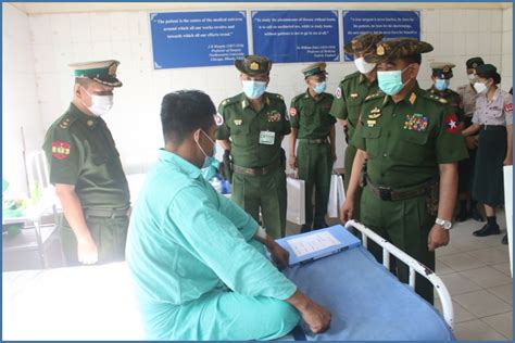 Commanders Of Various Military Regions In Myanmar Visit Myanmar Officers And Soldiers Who Are