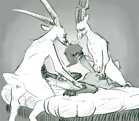 Rule 34 Anal Anal Sex Antelope Anthro Bed Blush Bodily Fluids Bovid Bovine Bucky Oryx