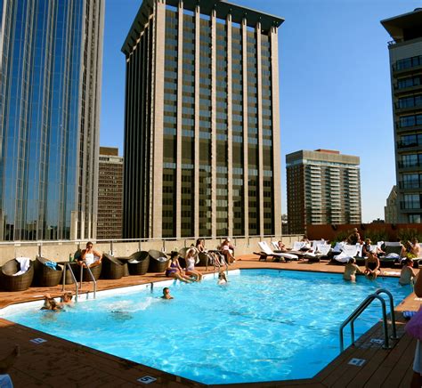 The Colonnade Hotel Boston Roof Deck Pool Extraordinaire Getaway Mavens