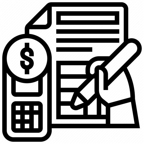 Accountant Budget Document Financial Tax Icon Download On Iconfinder