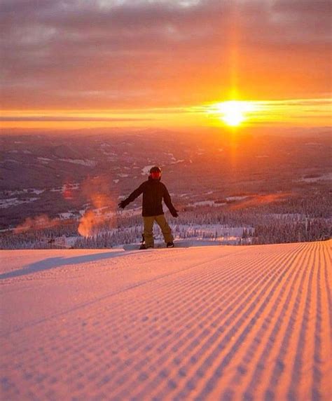 Skiing Sunset Trysil Hedmark Norway Langrenn Drømmehus