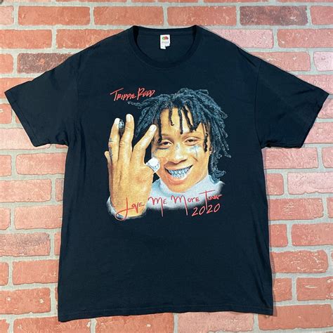 Trippie Redd Trippie Redd Concert Tour Shirt Rare Rap Tee Mens