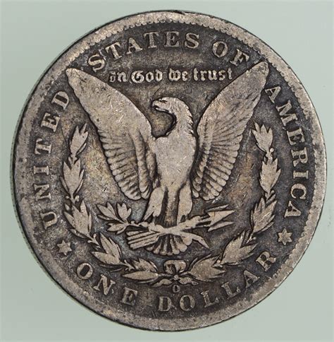 1886 O Morgan United States Silver Dollar 90 Eagle Reverse Early