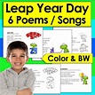 Leap Year Poems/Songs by Linda Post - The Teacher's Post | TpT