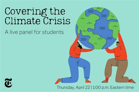 On Demand Panel For Students Covering The Climate Crisis The New