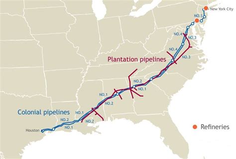 Jojo Bentley Major Pipelines In The Us Map United States Gulf Of