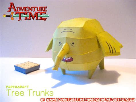Ninjatoes Papercraft Weblog Papercraft Adventure Time Pygmee Elephant