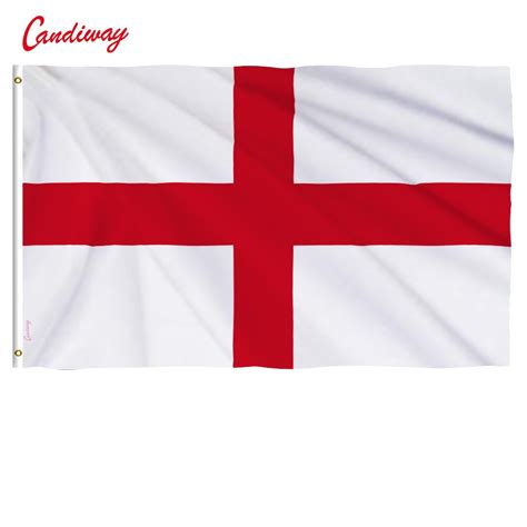 Flagge Von England 3x5 Ft St George Kreuz Rot Weiß Englisch Nationalen