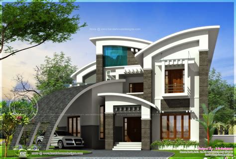 Super Luxury Ultra Modern House Design Kerala Home Design And Floor Plans