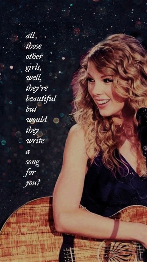 Taylor Swift Hey Stephen Taylors Version Lyric Wallpaper