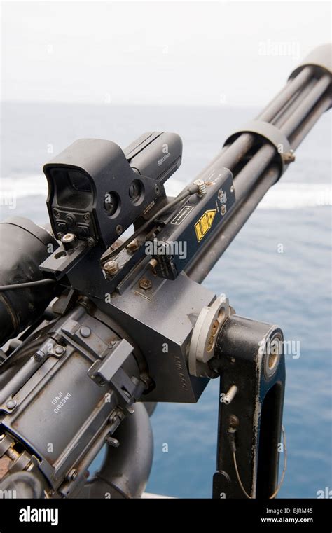 Mk44 Minigun 762mm Multi Barreled Machine Gun Stock Photo Alamy