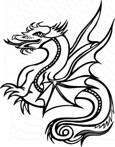 Coloring page created from a woodcut representing st george slaying the dragon princesses rule the world : Color the Dragon Coloring Pages in Websites