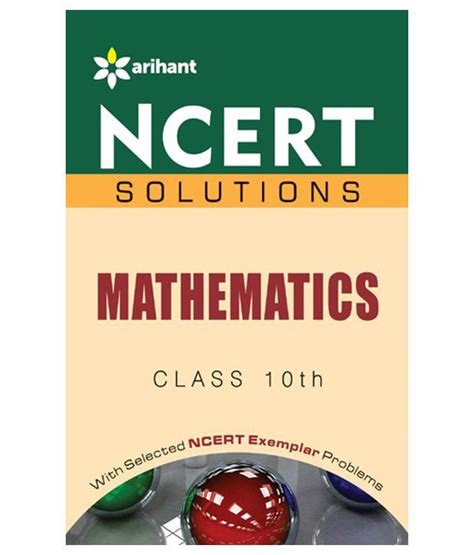 For esl (english as a second language) students. NCERT Solutions - Mathematics Class 10 Paperback (English ...