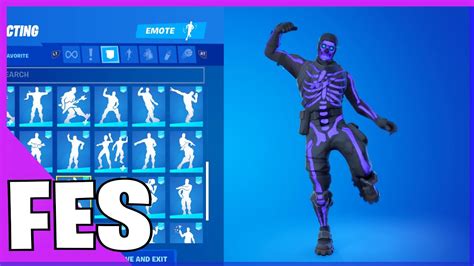 Fortnite Purple Skull Trooper With All My Fortnite Dances And Emotes