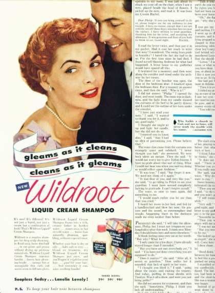 Wildroot Liquid Cream Shampoo 1951 Vintage Hairstyles 1950s Hairstyles Vintage Beauty
