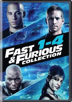 The franchise also includes short films, a television series, live shows, video games, and theme park attractions. Fast & Furious Collection 1-4 DVD | CLICKII.com