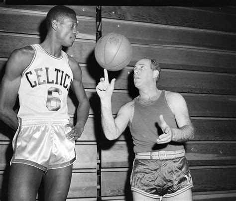 The Two Boston Greats Demonstrate Proper Rebounding Technique In The