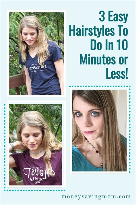 for busy women with medium to long hair easy hair styles just got easier with our 10 minute