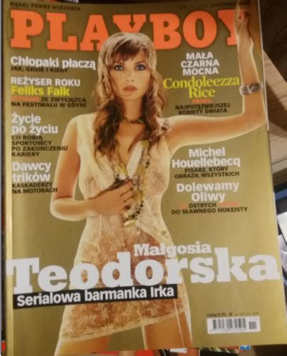 Playboy Polska Poland Polish Malgorzata Teodorska Ebay