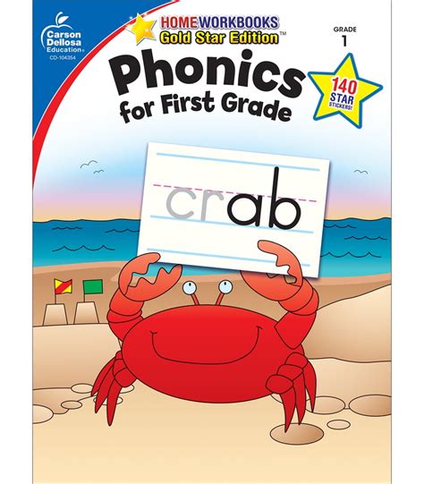 Home Workbooks Phonics For First Grade Grade 1 Gold Star Edition
