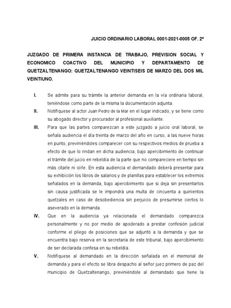 Resolucion Juicio Ordinario Pdf Instituciones Gubernamentales