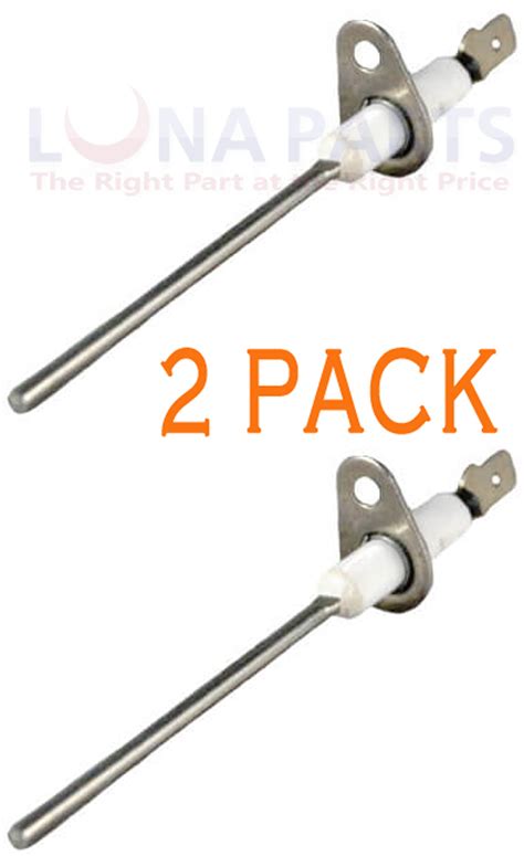 2 Pack 0130f00010 Fire Flame Stove Sensor Rod Bar Replacement Kit Fit