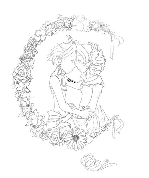 Moon Flower Coloring Page By Shironotenshi On Deviantart