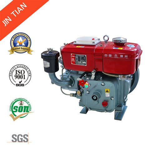 China 4 Stroke Water Cooled Single Cylinder Diesel Engine Jr165