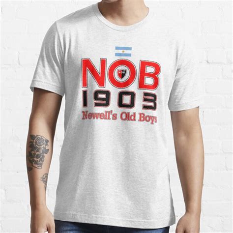 Newells Old Boys Nob Retro Rosario Rosarino Argentina T Shirt For