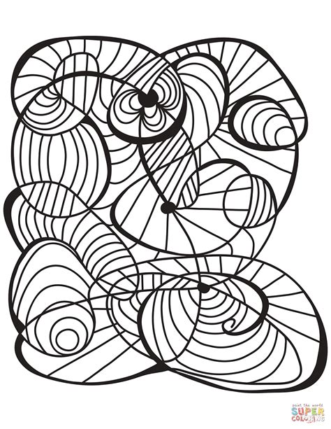 While coloring may not technically be art therapy (according to this psychologist and art therapist), it is a simple, fun, and beneficial way to harmonize the mind and body. Abstract Doodle coloring page | Free Printable Coloring Pages
