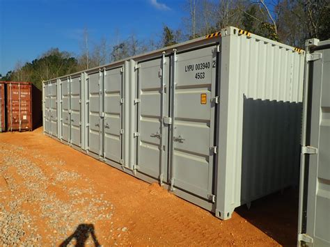 40 Steel Shipping Container W4 Side Doors Jm Wood Auction Company