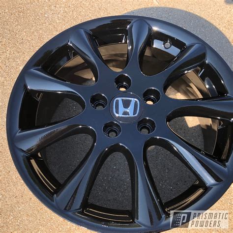 2008 Honda Civic Wheels Done In Ink Black Prismatic Powders